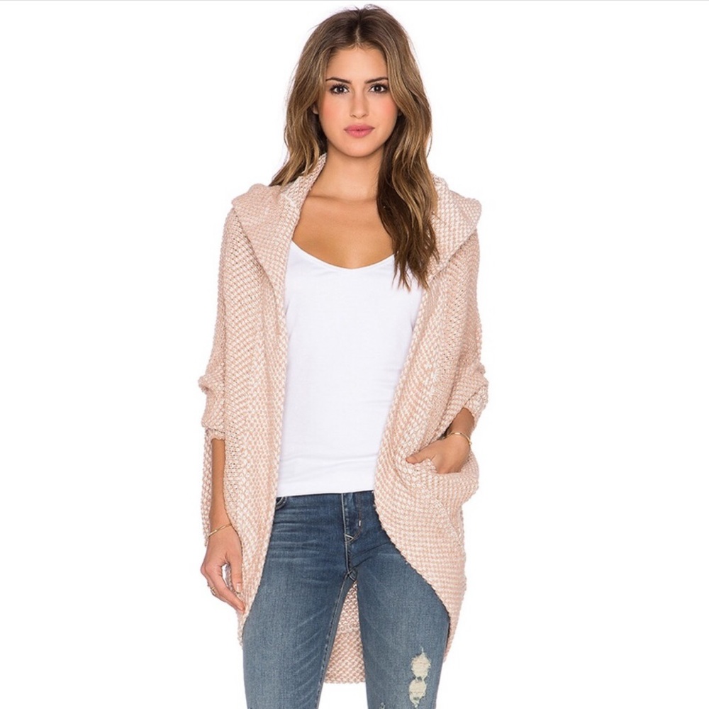 Free People Cocoon Hooded Oversized Cardigan XS
